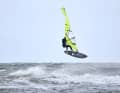 If it blows from the south, the wave usually remains very moderate