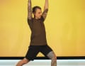 Yoga-Übung Kriegerische Ausfallschritte