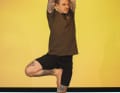 Yoga- Übung Baum