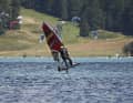 The glided foil tack is Max's favourite manoeuvre.
