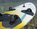 Rounded, spacious deck