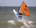 Jumping is not one of the windsurfer's core competences - but it can be done.