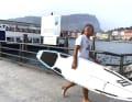 Schnell, aber auch kippelig: Downwind-Boards brauchen etwas Übung