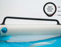 The aluminium boom is included as standard, but handles can also be fitted as an option