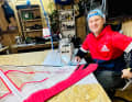 ...now he has opened his own sailmaking workshop