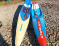 Front view of Touring (left) and Gen R (right).
