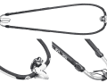 GOYA Aluminium 150-200: Also equipped with a wide end piece, the bending curve of the Goya also fits well with bulbous freemove or freeride sails. The quick-release fastener on the head piece is shorter, which means that a little more force is required to close it. On the other hand, the front piece sits firmly on the mast and ensures good power transmission. The rest of the equipment is as simple as it is straightforward: solid double pins, matching rope guide on the trim block and clearly visible imprints on the end piece leave nothing to be desired. surf conclusion: A solid fork without weaknesses, with decent stiffness (3.2/4.2).