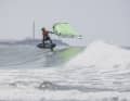 The conditions were absolutely fair with wave heights of between one and two metres