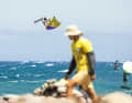 Turning into a front flip at a height of ten metres is no problem for Benjamin May