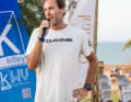 The tour manager is Tom Hartmann, who also organises the kite and wingfoil tour