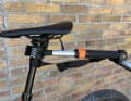 The Thule Reacha is securely fastened to the seat post with a click and Velcro fastener. Adjusting the length requires a little patience and a torque spanner