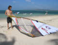 Es geht weiter mit den Segeln beim surf-Test auf Tobago!