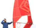 In allen Größen hat das Segel fünf Latten