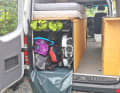 The surf bus conversion is always individual. We give you some inspiration for the installation of a "surf garage"...
