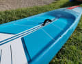 The deck is lowered but significantly less than on the Allstar or the canoe-like Sprint.