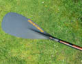 The new paddle blade is pleasingly thin despite its 3D shape
