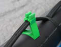The boom system consists of two anchoring points. These are clamped under the front and rear handle loops
