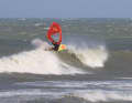 On the other hand, the sideoffshore wind allowed for the finest wave riding
