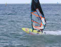 We were able to try out the retro-look board at the 2025 surf festival