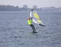 Leite den Upwind-360 durch Belastung der Hacken ein...