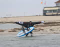 Downwindboards sind sehr schmal und vergleichsweise lang