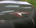 The profile is relatively flat at the front, the material has a high fabric tension