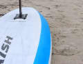 At 57 centimetres, the board is 13-15 centimetres narrower than typical wingfoil boards in this volume class