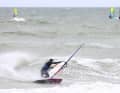 The sail offers a lot of propulsion in the turn