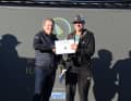 The presentation was a surprise for PWA photographer John Carter