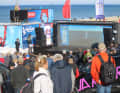 However, the large video wall conveyed the racing action perfectly