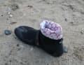 The fluffy inner lining is warm and comfortable, but gets a little slippery when wet