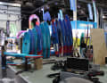 Starboard legt den Schwerpunkt auf SUP und WIng, hat aber auch einige Windsurf-Boards dabei