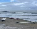 The conditions are usually ideal under the protection of the pier