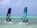 The freemoving sails are ready - in single rounds and comparison runs