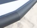 The seams of the front tube are well protected