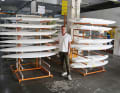 Paolo Cecchetti, who is responsible for innovative production processes, gave us a tour of the company