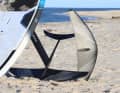 In comparison, the Ultra Jet wing (right) has twelve centimetres less span and a thicker profile