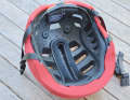 The protective cover is thick, with padding glued to the inside