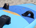 Four foot straps are included in the scope of delivery