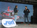 Björn Brüggemann informed the visitors about the current status and the protest against the Baltic Sea National Park.