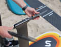 The front wing and the front part of the fuselage consist of one part, which is inserted into the mast from the front