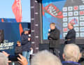 Er zeigte sich begeistert vom Event und der Stimmung am Strand.