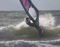 On the evening of the registration day at the World Cup Sylt, some riders gave a little wave interlude for the showers