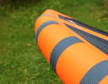 The seams on the front tube are well protected...