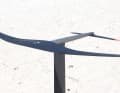 This has a lot of surface area in the centre area and tapers off slenderly towards the wing tips