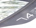 A Kevlar strip on the lowest batten prevents abrasion