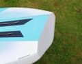 Durch die scharfe Abrisskante wird ein sauberer Wasserabriss garantiert