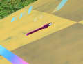 For reasons of weight optimisation, the mast track is short