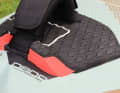 Kickers on the rear footpad should provide better grip