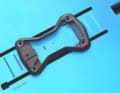 When the mounting plate is fitted, the spacing of the track nuts underneath is automatically adjusted